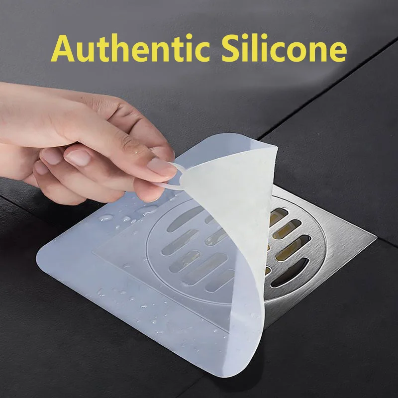Floor Drain Cover Silicone Bathroom Deodorant Insect-proof Seal Household Sewer Pipe Sink Anti-smell Floor Deodorant Cover