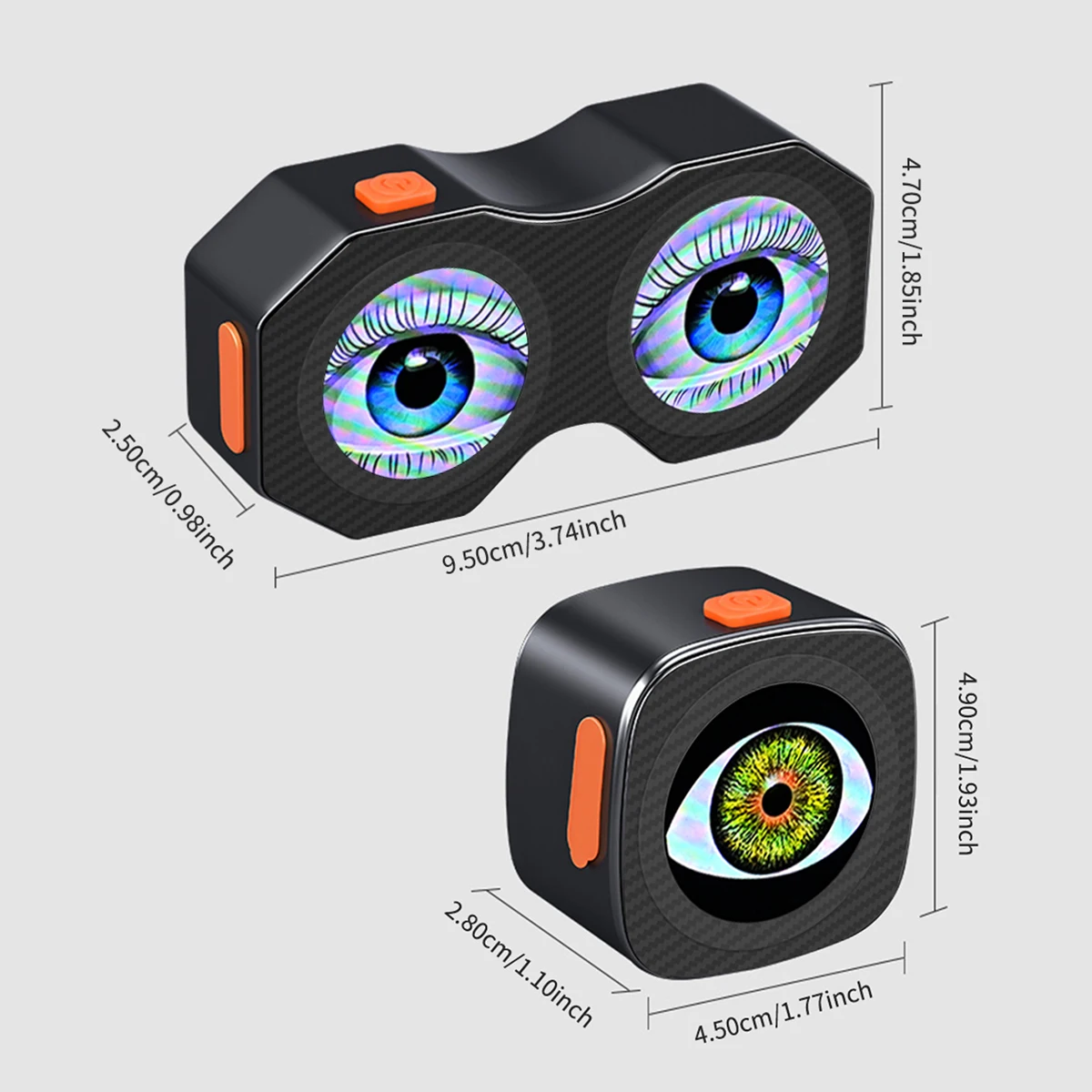 Aplikace KEVANLY Motorcycle LED 3D Lens Dynamic Devil Eye Dekorativní zadní světlo s 82 režimy - Image 3