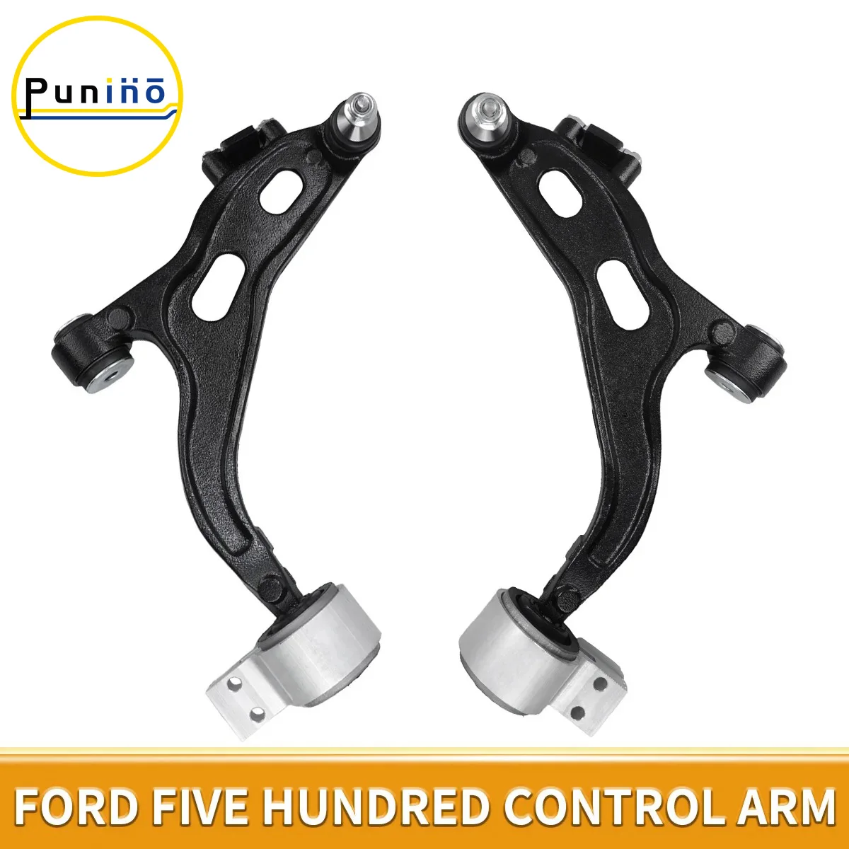 Punino 2pcs Front Lower Control Arm Suspension Sets for Ford Freestyle Five Hundred Mercury Montego 2005 2006 2007 5F9Z3079BA