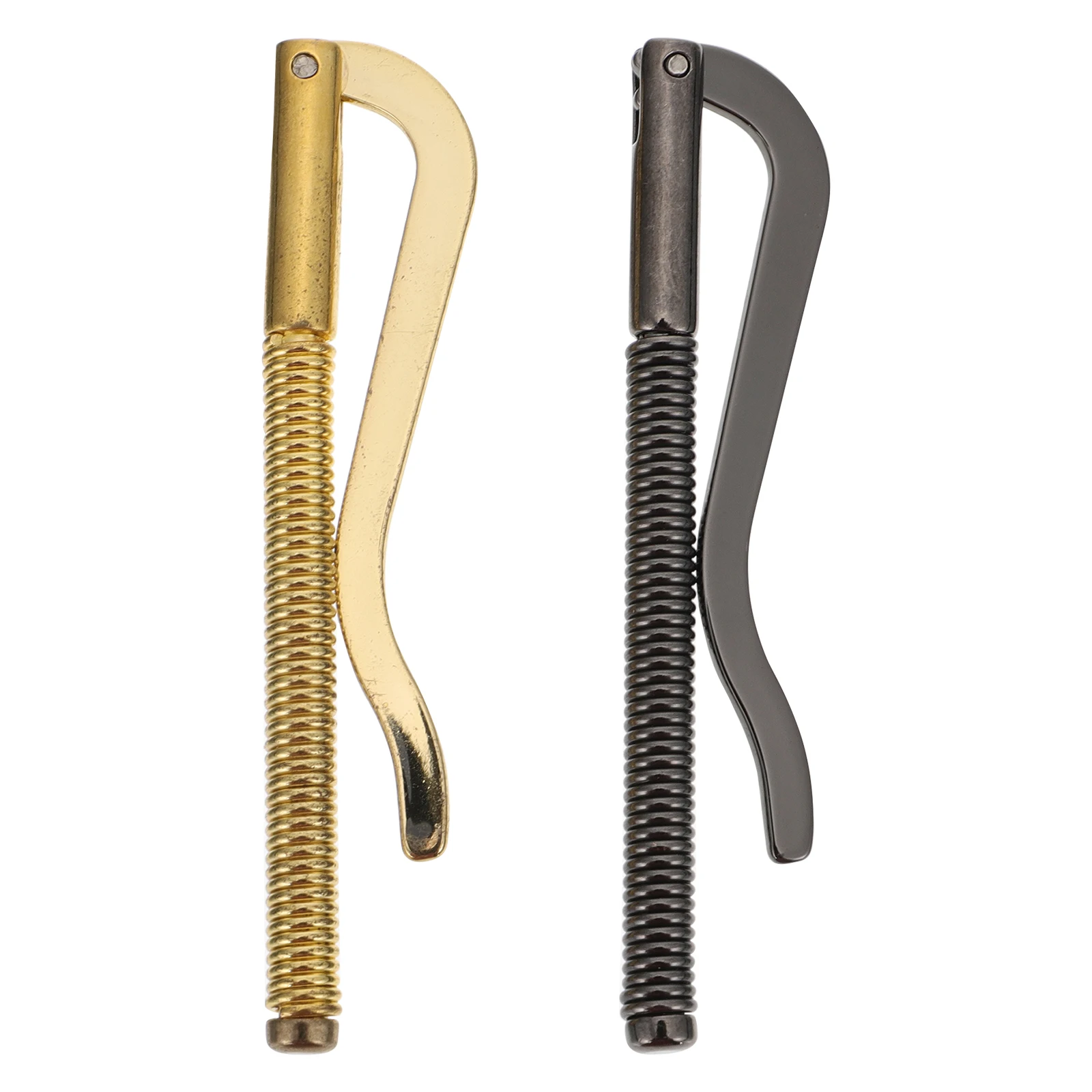 

2 Pcs 75mm Spring Metal Money Clip Durable Rustproof Bifold Wallet Accessories For Men Card Holders