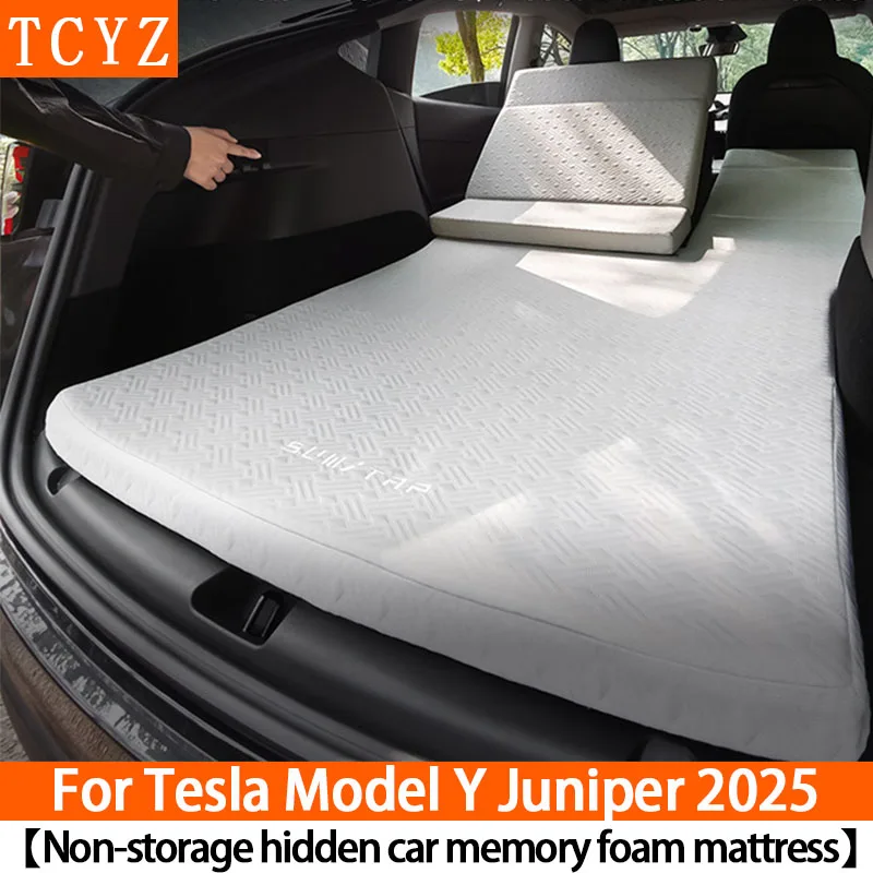 TCYZ for Tesla ModelY Juniper2025 Camping Mattress Foldable Portable Memory Foam Travel  Sleeping Bed Car Outdoor Travel Mattres