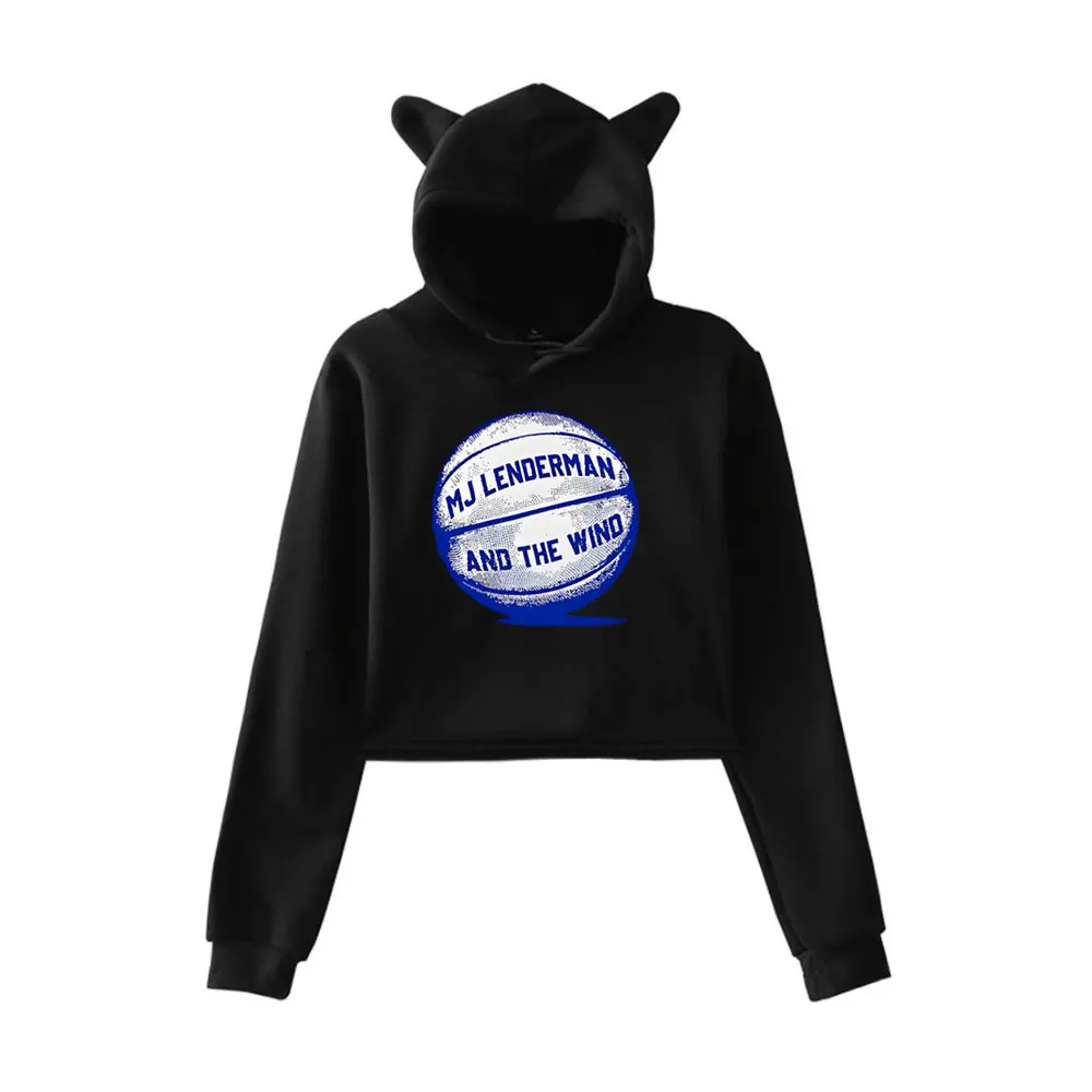 

MJ Lenderman and The Wind Hoodie Vintage 90s Streetwear Fashion Hoodie Merch Hoodies Sweatshirts for Girls Cat Ear Crop