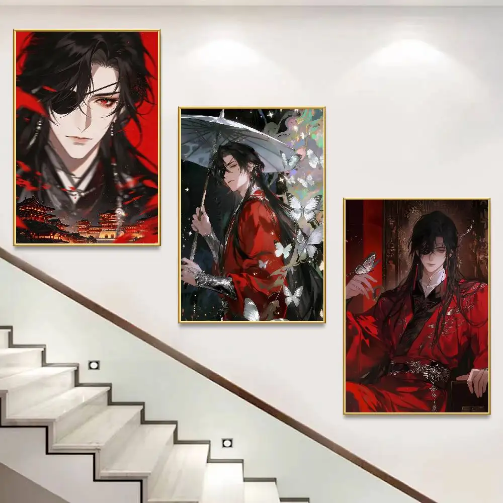 Hua Cheng Heaven Officials Blessing Customizable HD Self Adhesive Waterproof Wall Art Poster