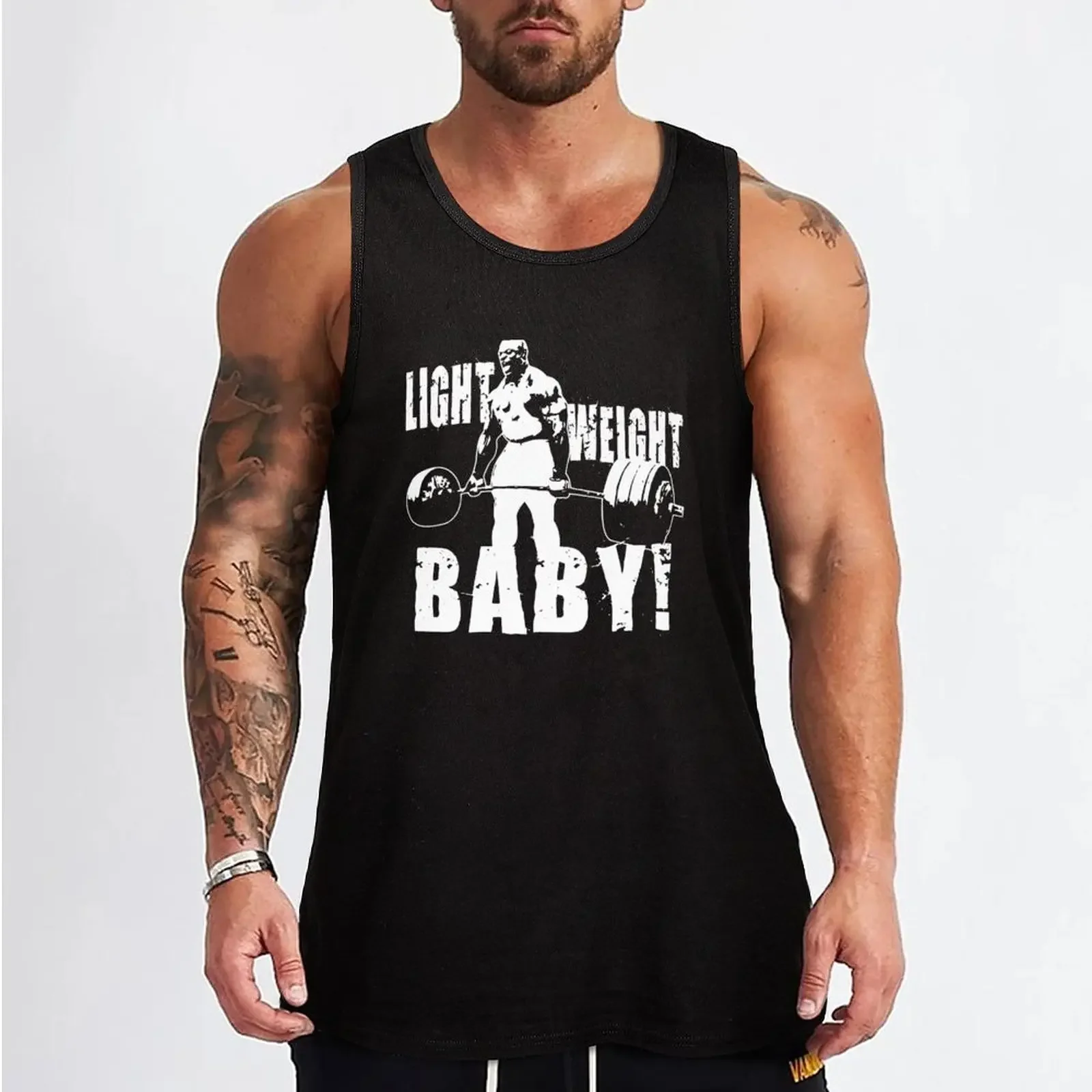 New Light Weight Baby! (Ronnie Coleman) Tank Top Gym clothes T-shirt sports T-shirt male
