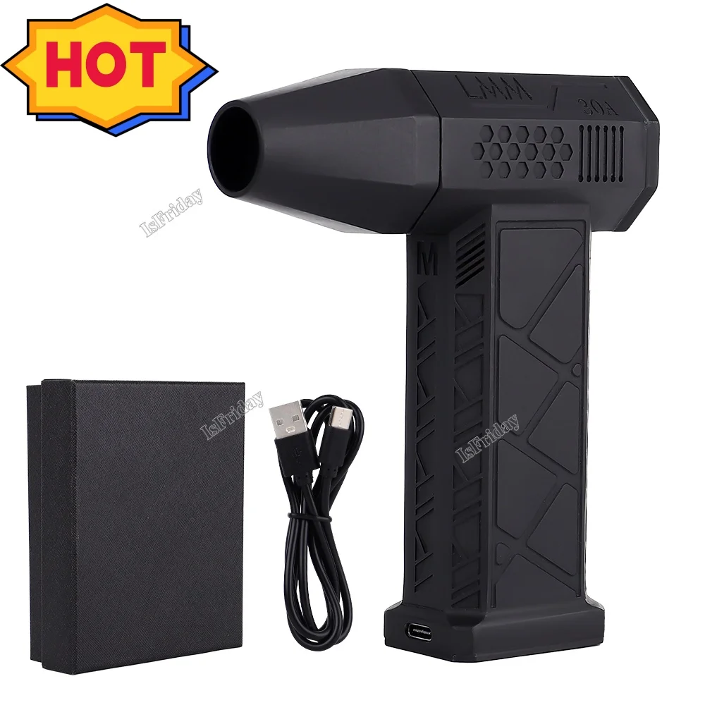 

Mini Air Blower 130000RPM Turbo Jet Fan Outdoor Portable BBQ Electric Blower Car Dryer Powerful Computer Dust Blowing Cleaning