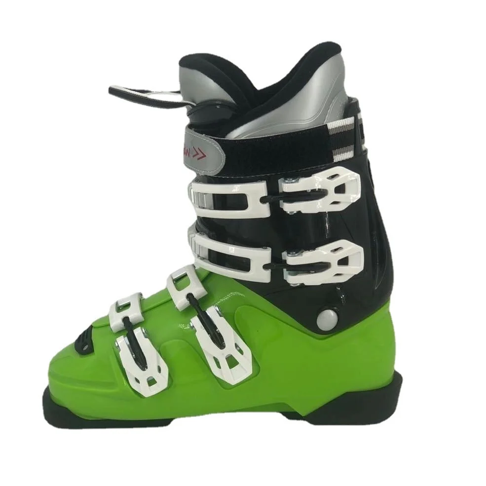 High quality adult ski boots double board four buckle snow factory price wholesale high quality ski products