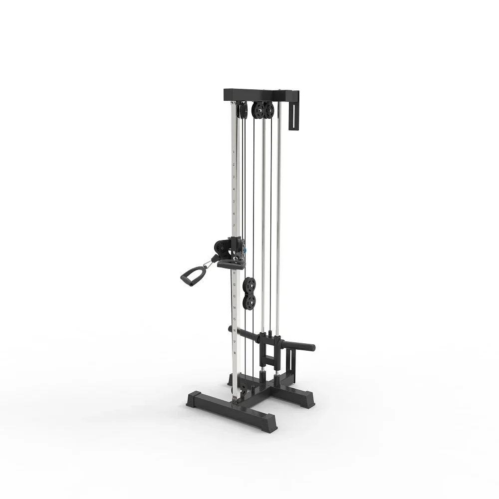 Gym Fitness Commercial Strength Equipment Single Cable Station Lat PullDown Trainer Wall Mounted Training Machine