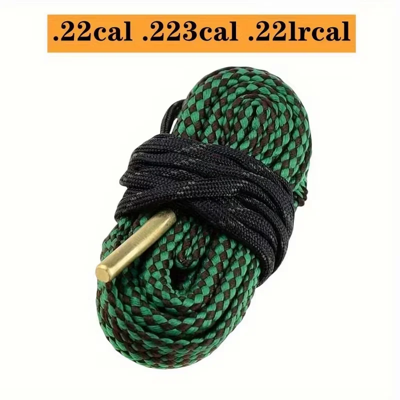 Toy Gun Accessories,Gun Cleaning Rope for.22.223 5.56mm Calibers, Durable Copper Spandex Fiber Rope Brush,Hunting Barrel Clean