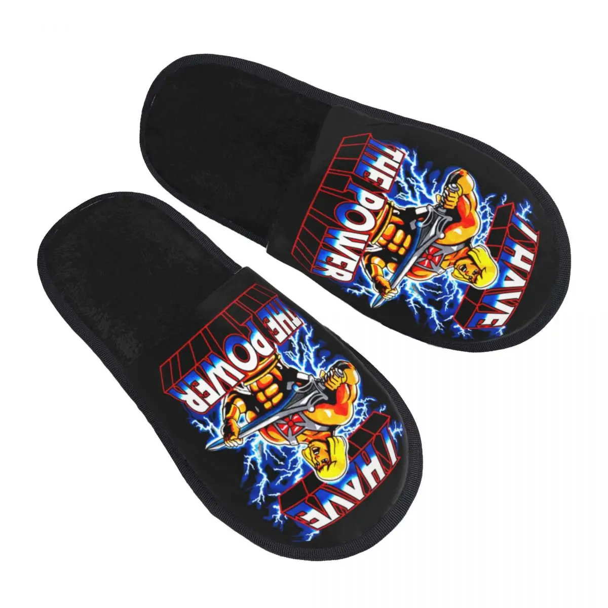 Masters Of The Universe House Slippers Women Comfy Memory Foam Power He-Man Slip On Bedroom Slipper Shoes