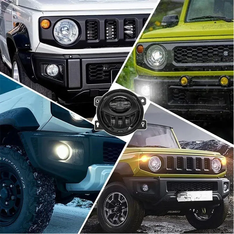 2PCS LED Fog Lights For Suzuki Jimny Grand Vitara SX4 Ignis Alto V Swift Splash Ertiga Celerio Fog Lamp LED Passing Light
