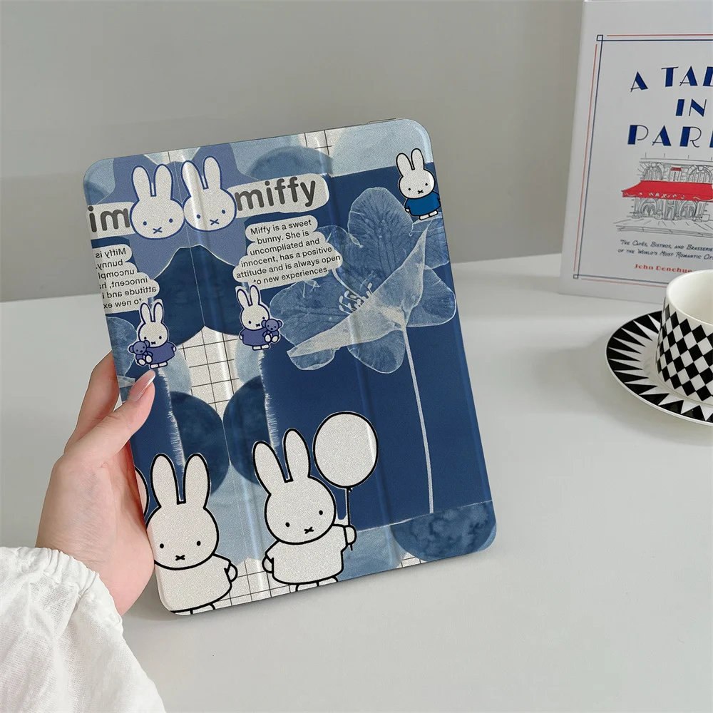 

Bear Bunny Case for iPad Pro 11 2025 2024 Air iPad 10th Air 4 5 6 7 10.9 ipad 7 8 9 10.2 5 6 9.7 inch Air3 10.5 Mini 5 6 Cover