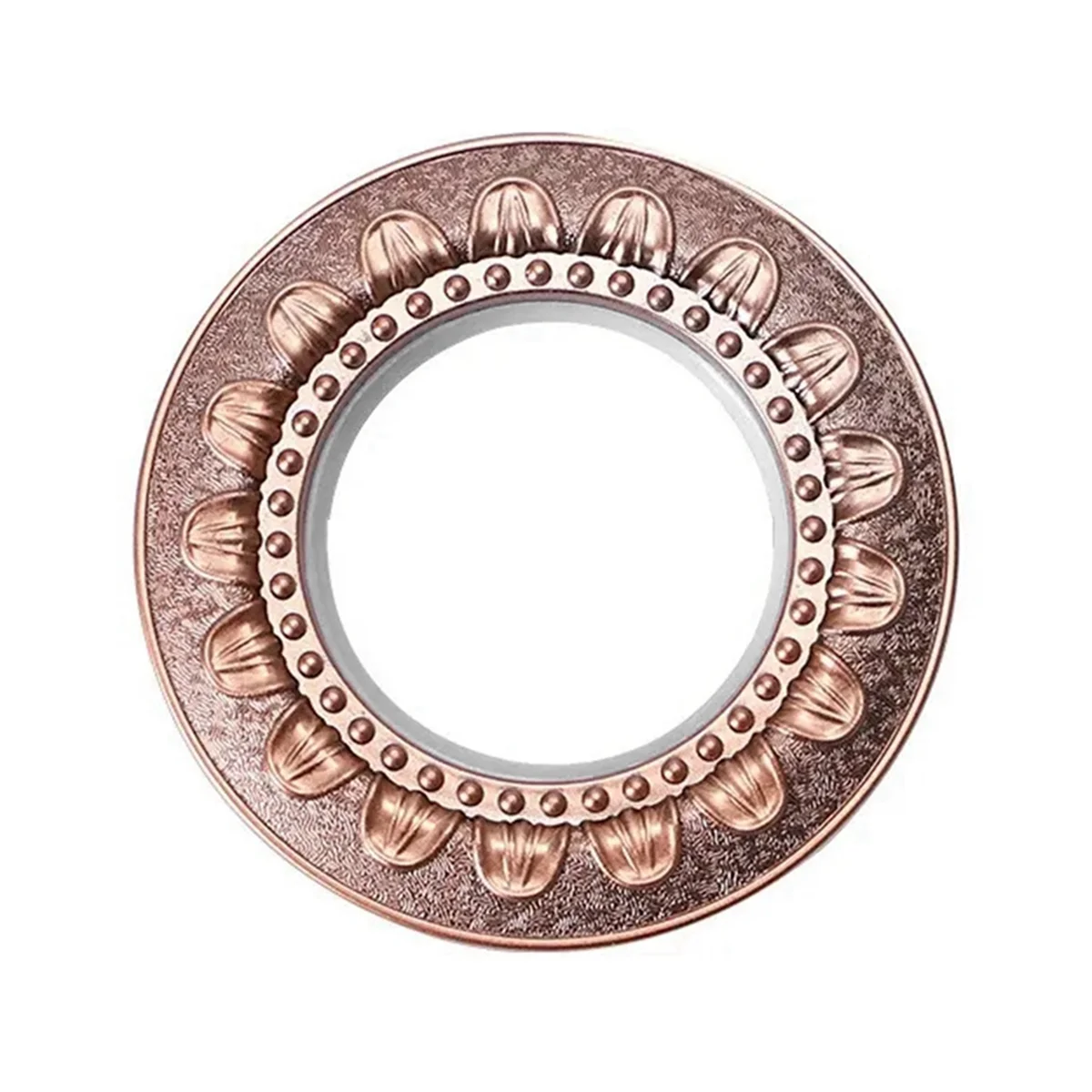 HHTL Sunflower Curtain Buttonhole 80PCS-High-Quality Silencing Ring for Home Decoration, Compatible with Roman Rod