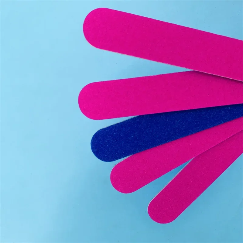 100 Pcs Nail Files Sandpaper Buffers Grit 180/240 Disposable Cuticle Remover Callus Polish Pack