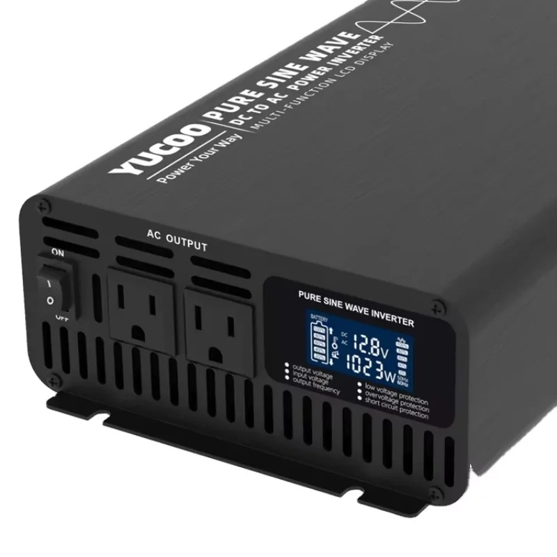 

ATVDc To Ac Inverter 600W 1000W 2000W 3000W 4000W 5000W 12v 24v 48v 60v 72v 120v Or 220v Portable With LCD