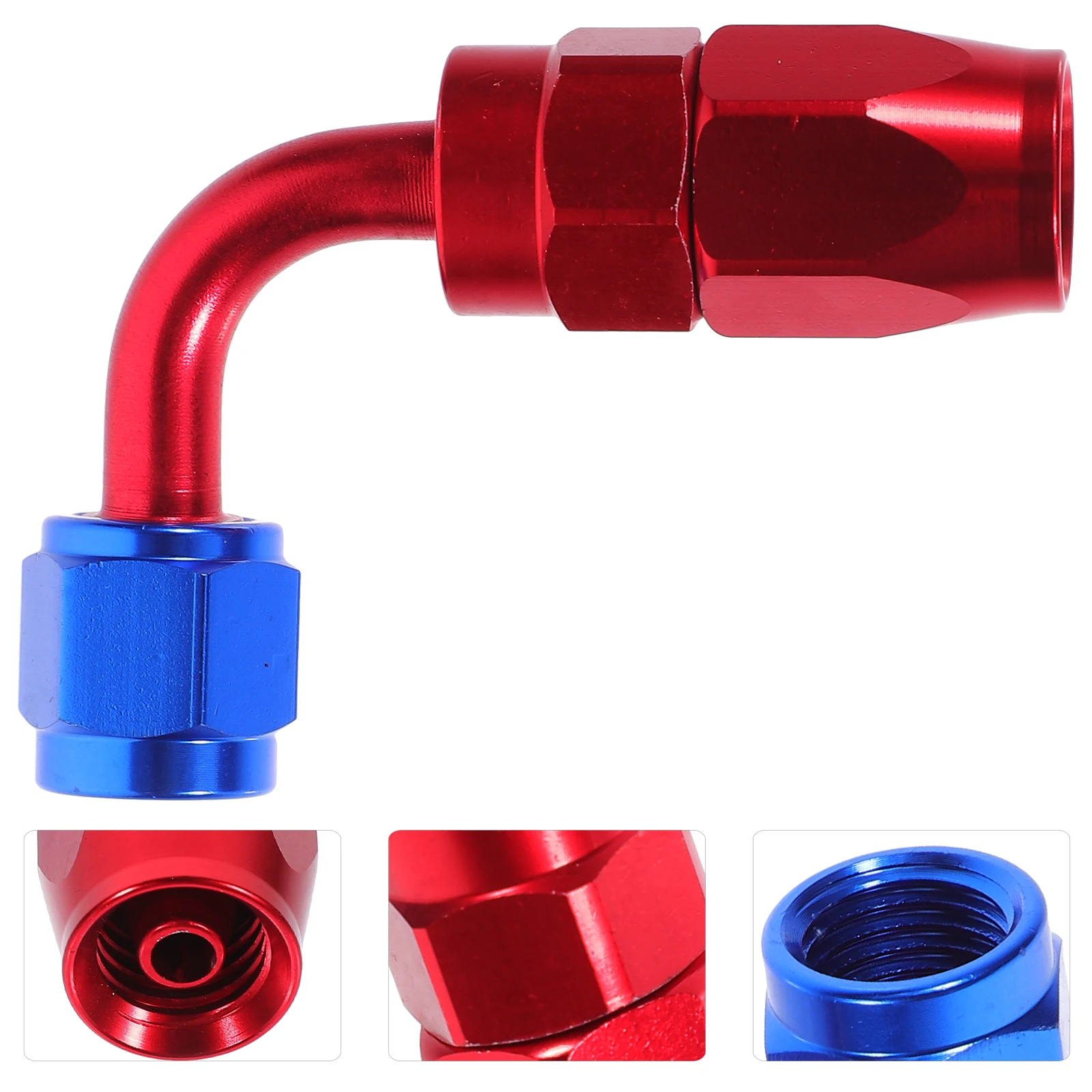 

Quick Joint Detachable 90 Degree Aluminum Alloy Oil-Cooled Connector Car Modification Accessory Anti-Leakage Auto