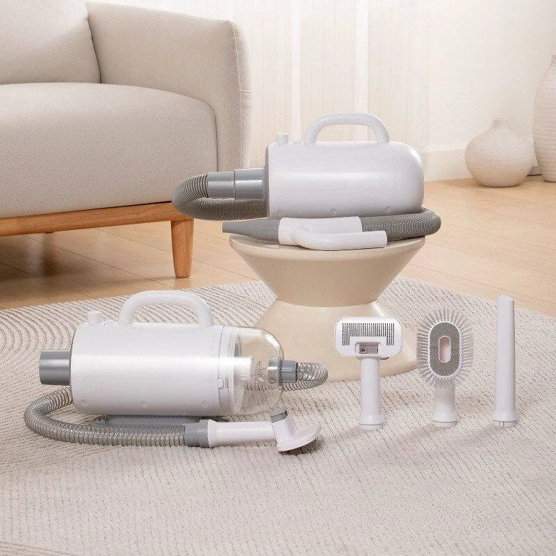 2-in-1 Blow Suction Pet Water Blower, Household Dog Dryer for Large & Small Canines