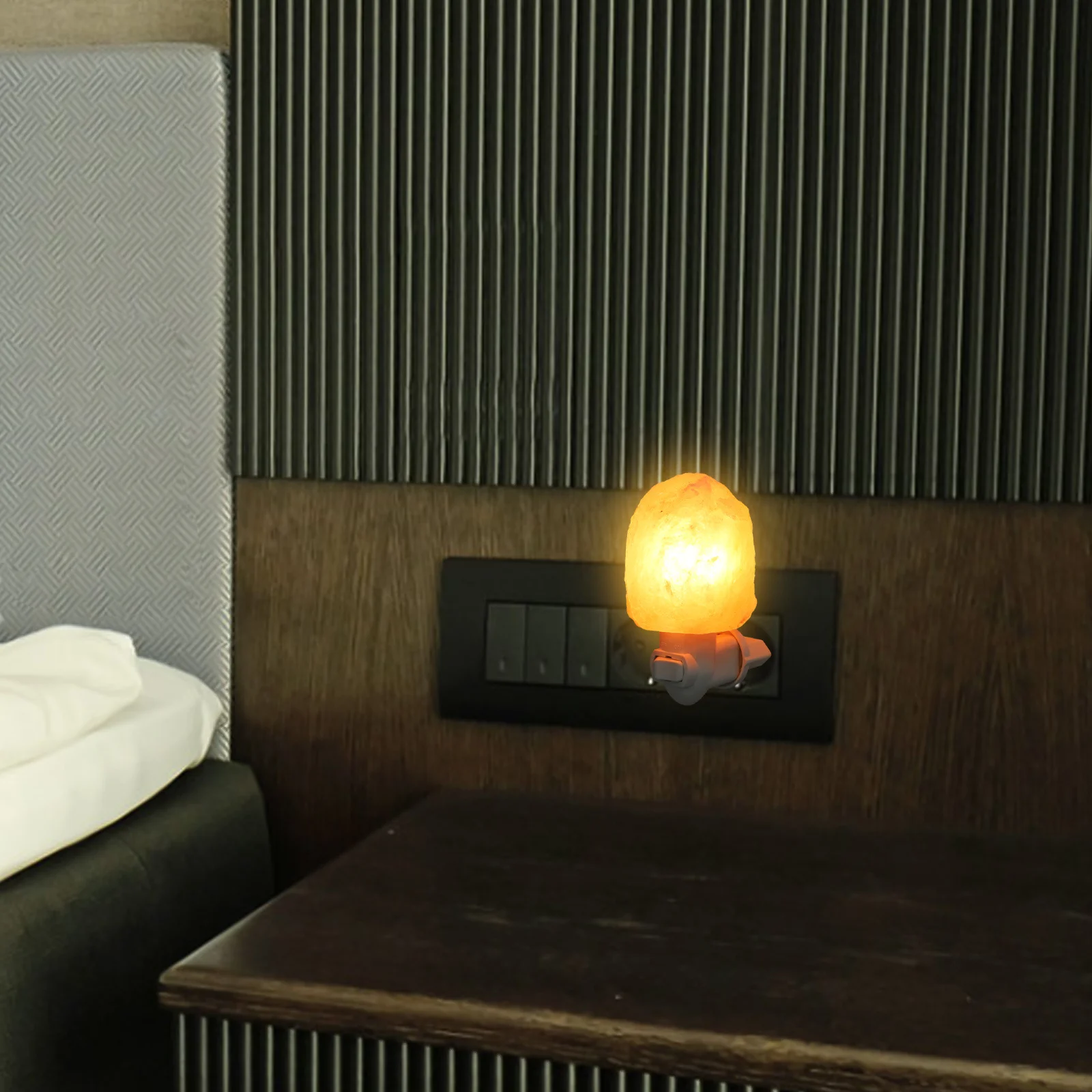 

2Pcs Night Light Plug in Modern Simple Design for Hallway Bedroom Baby Room Decorative Wall Lighting