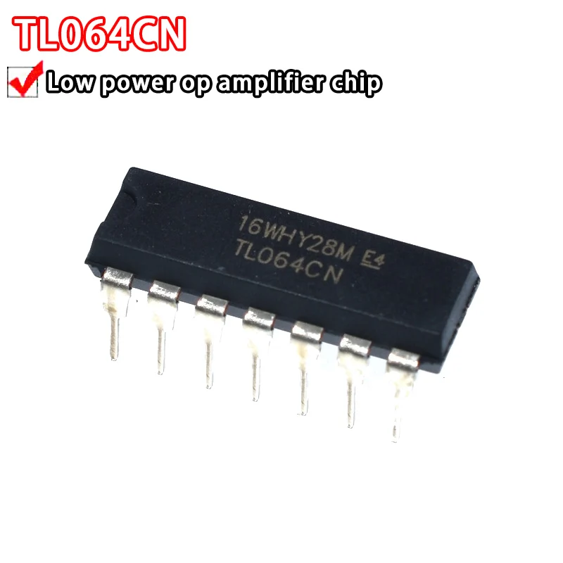 

10PCS TL064CN TL074CN TL084CN is directly inserted into DIP14 TL064 TL074 TL084