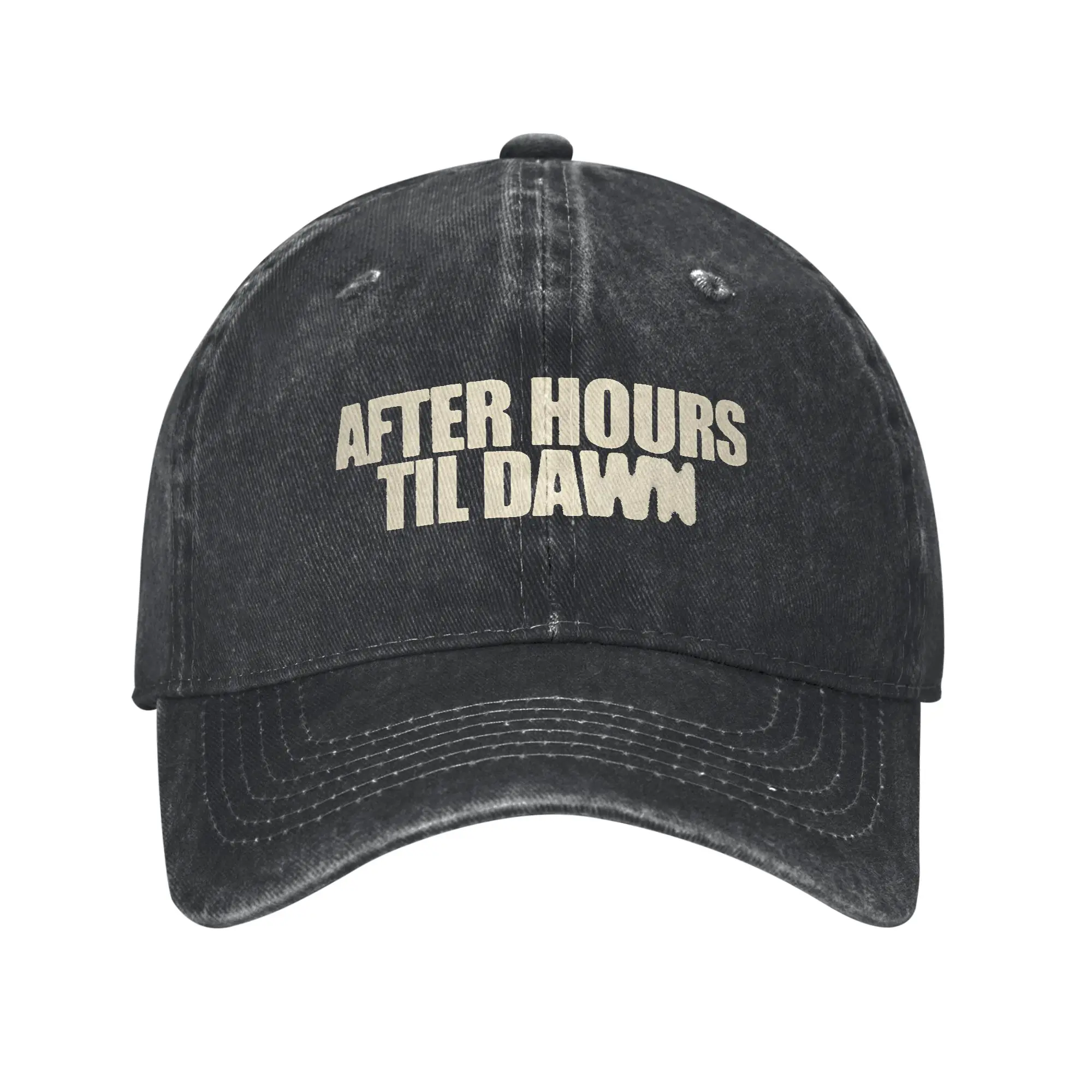 Men Women After Hours Til Dawn 2026 xo the weeknds Printed Hats Casual Distressed Washed  Baseball Cap Adjustable