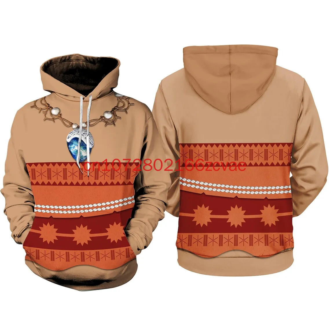 

Костюм принцессы Моаны на Хэллоуин, толстовка с капюшоном, толстовка для косплея Мауи Хей Хей, костюм Диснейленд на Хэллоуин