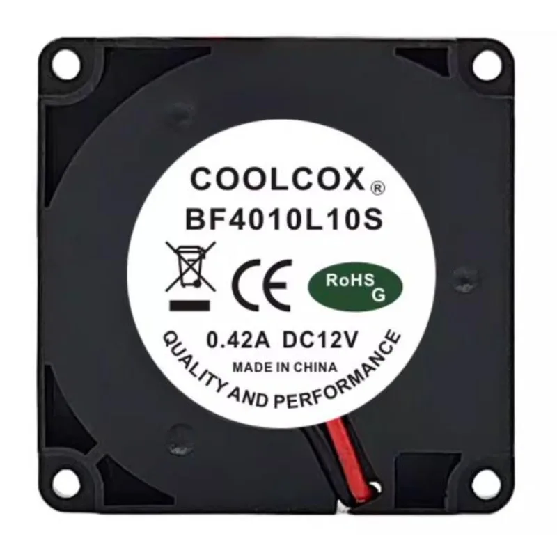 New Cooling Fan For COOLBOX BF4010L10S 4010 12V 0.42A 5600 RPM 40*40*10MM