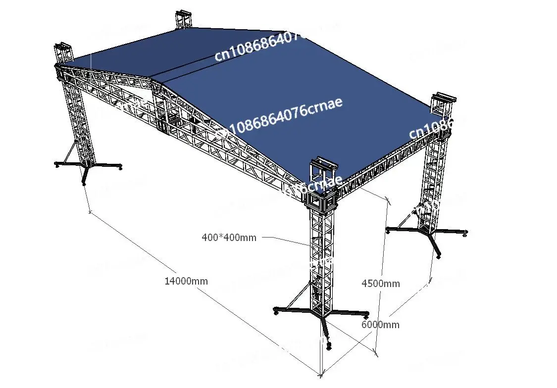 Aluminum  Latch Frame Aluminum Alloy Stage Canopy Gantry Light Frame