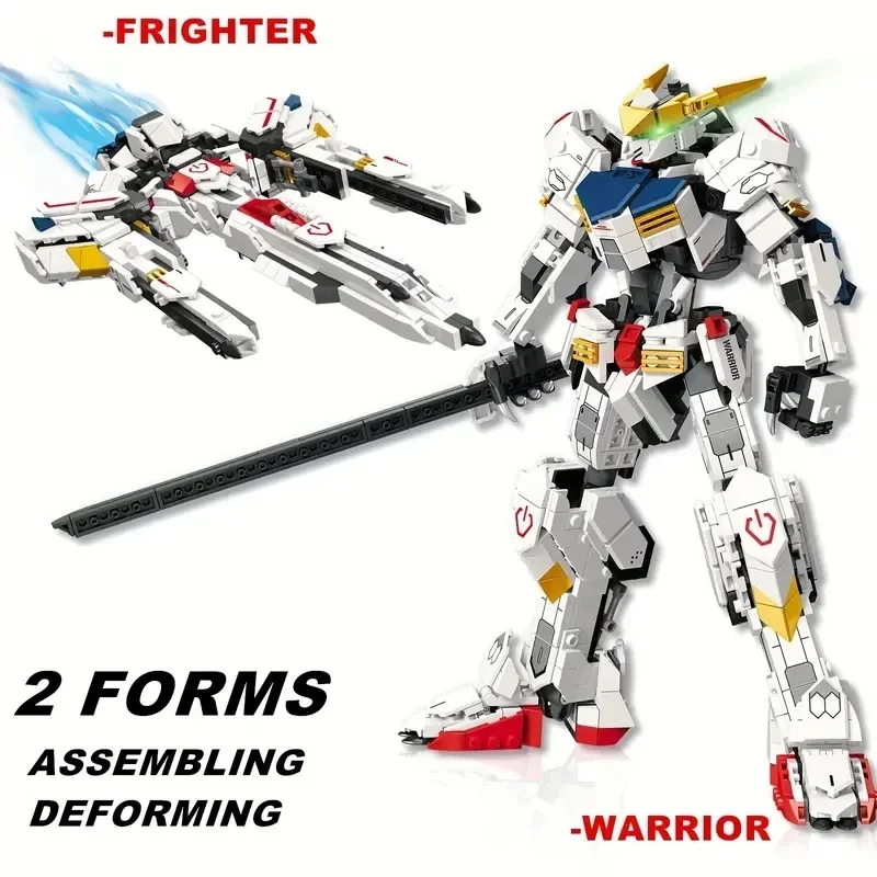 952PCS Mecha Building Blocks Deformation Mechanical Armor Figures Model Bricks Toys Creative Decoration Children Christmas Gifts