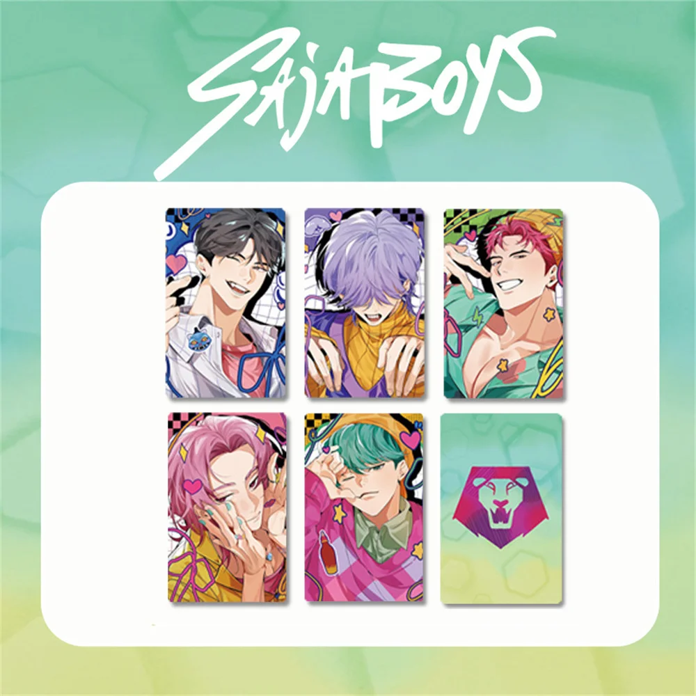 KPOP DEMON HUNTERS Fotokarten SAJA BOYS HD LOMO Karten Hochwertiges beschichtetes Papier Postkarte Jungen Mädchen Fans Geburtstagsgeschenk