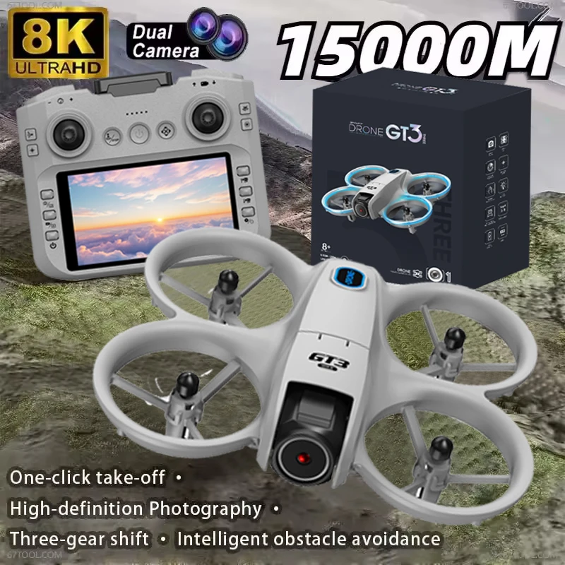 NEW Original GT3 Max Drone 8K GPS Professional Aerial Photography Remote Control Aircraft HD Dual Camera Quadcopter Toys Gift