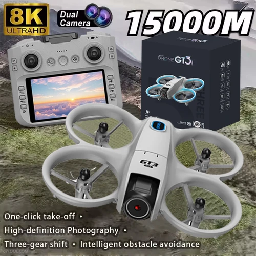 Imagen 1 del producto Nuevo Dron Original GT3 Max 8K GPS fotografía aérea profesional Control remoto avión HD cámara Dual Quadcopter juguetes regalo