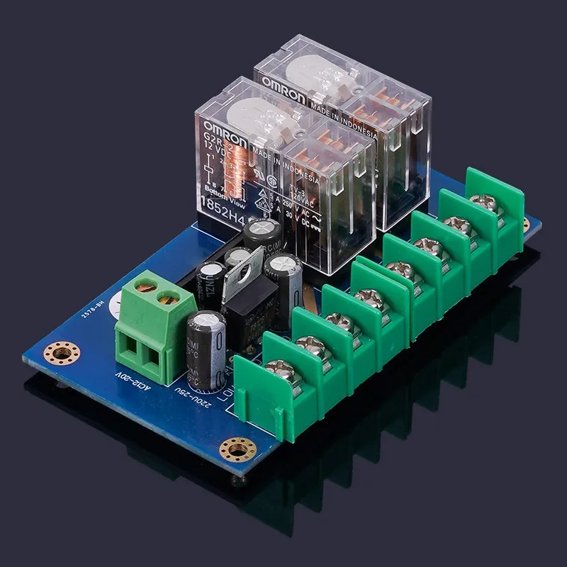 UPC1237 Speaker Amplifier Protection Board Dual Relay Board Kit from Omron Japan view 3