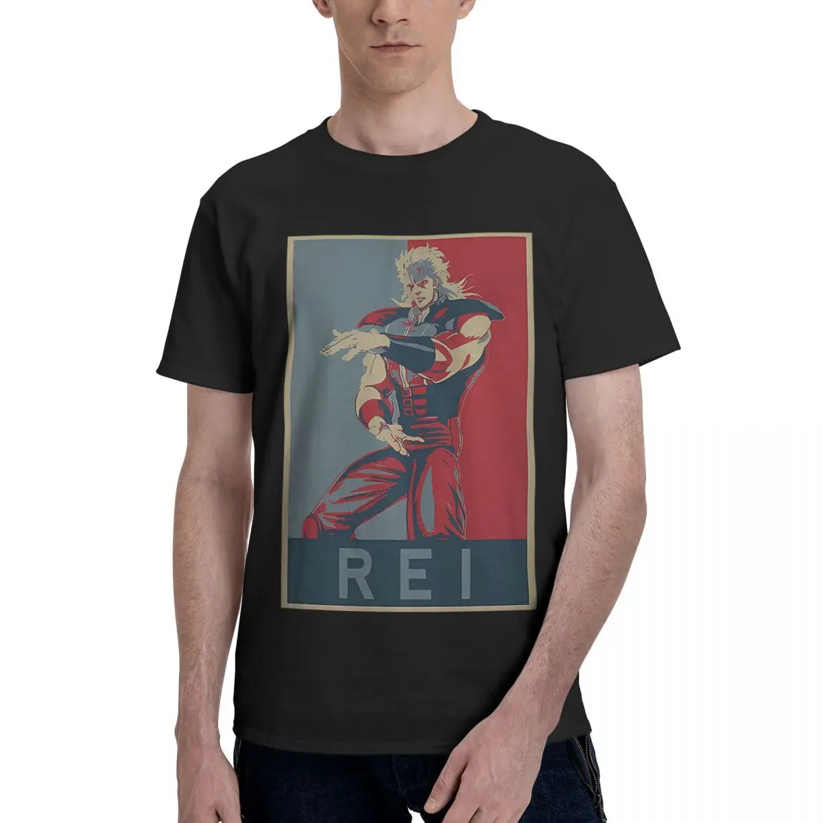 

Propagation Hokuto No Ken Rei 100% Cotton Casual Breathable Confortable Tops New In Tops And T-Shirts Men's Shirt