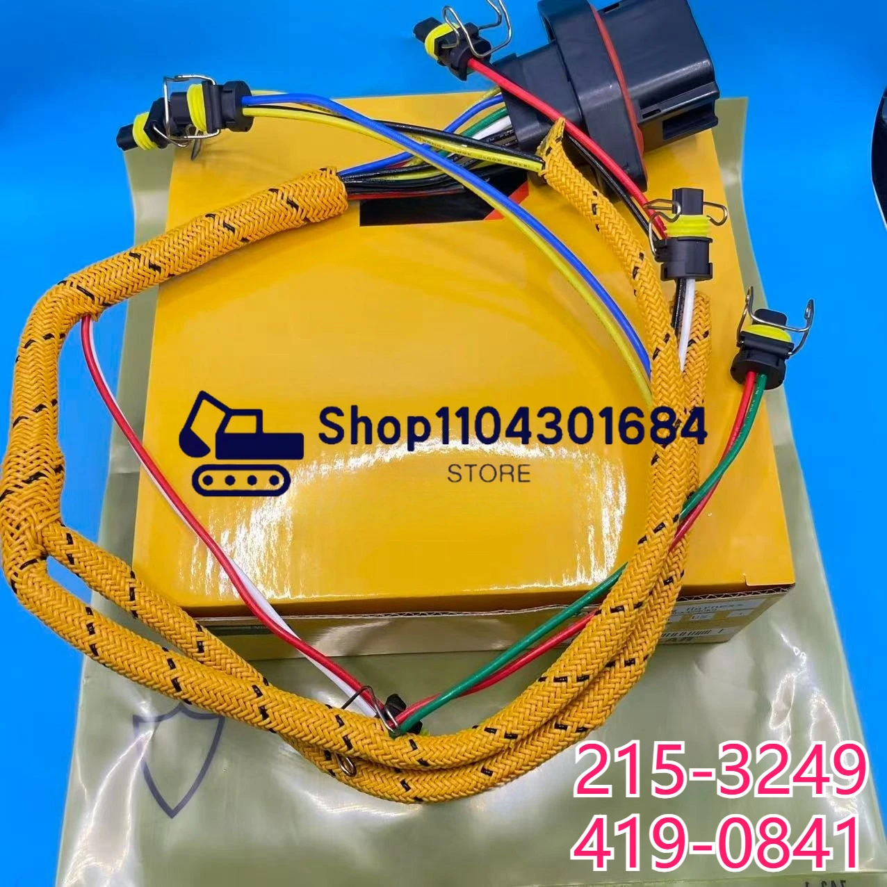 

Новый жгут проводов топливной форсунки 215-3249 2153249 419-0841 4190841, подходит для C9 E330D E336D E320D 320C 323D 336D C7