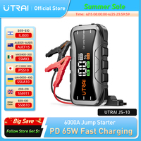 UTRAI  27000mAh Car Jump Starter Power Bank 6000A Car Booster Auto Emergency Starting Device Jump Start for Petrol Diesel