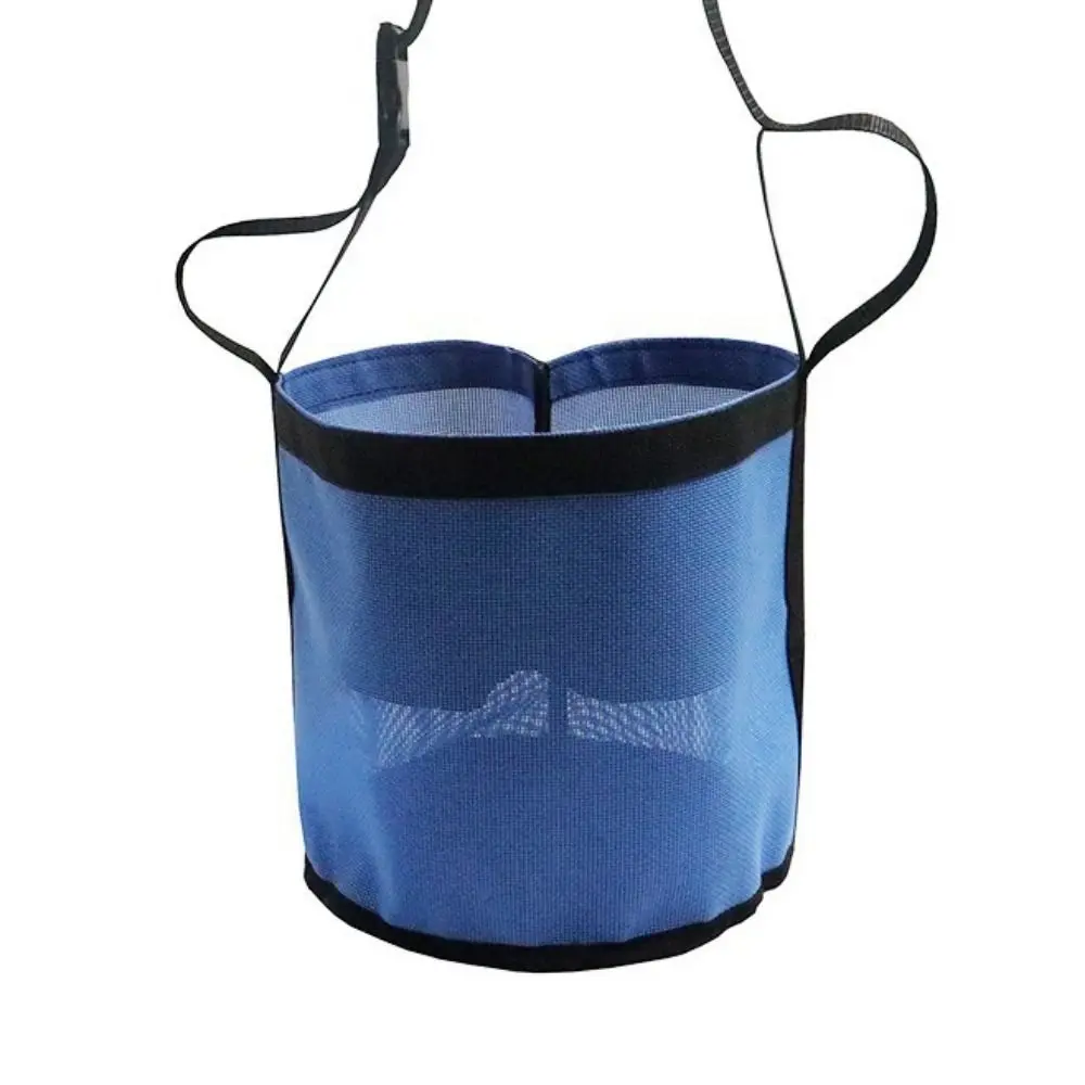 Multi-color Leak-Proof Horse Feeding Bag Adjustable Mesh Hay Feeder Tote Breathable Elastic Mouth Dry Grass Bag Equine Care