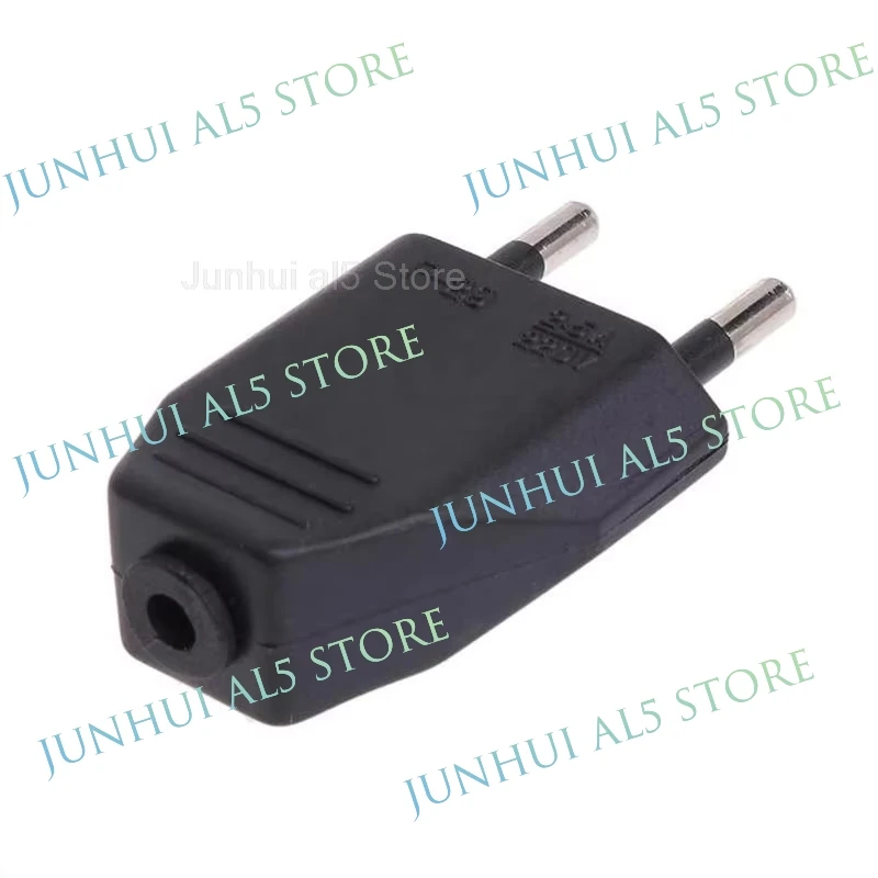 EU Power Supply Single Plug 250V 2.5A 2-pin Male Plug Screw Fixed Can Be Wired With Two Poles For Diy Wires E4