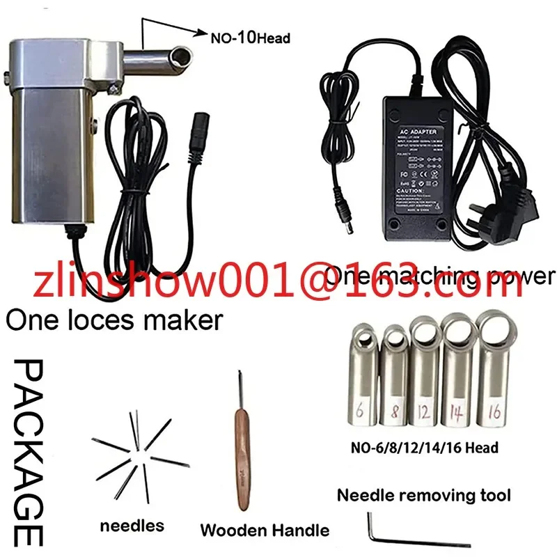 Stainless Steel Mini Handheld Electric Braiding Machine Kit Braiding Machine Easy DIY Braiding and Hair Extension