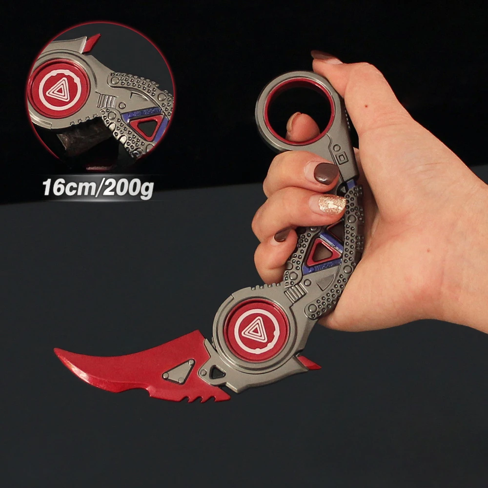 16 ซม.APEX Legend Heirloom Raptor Claw เกมอุปกรณ์ต่อพ่วงโลหะเต็มรูปแบบหัตถกรรมอาวุธรุ่นสะสมโต๊ะเครื่องประดับปลอดภัยของเล่นเด็ก