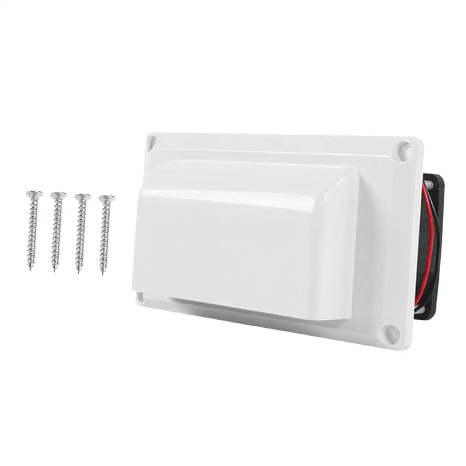 

12V RV Side Vent Fan Easy to Install Assembly Air Vent Ventilation Exhaust Fan for Campers Trailer Marine Motorhome Trip