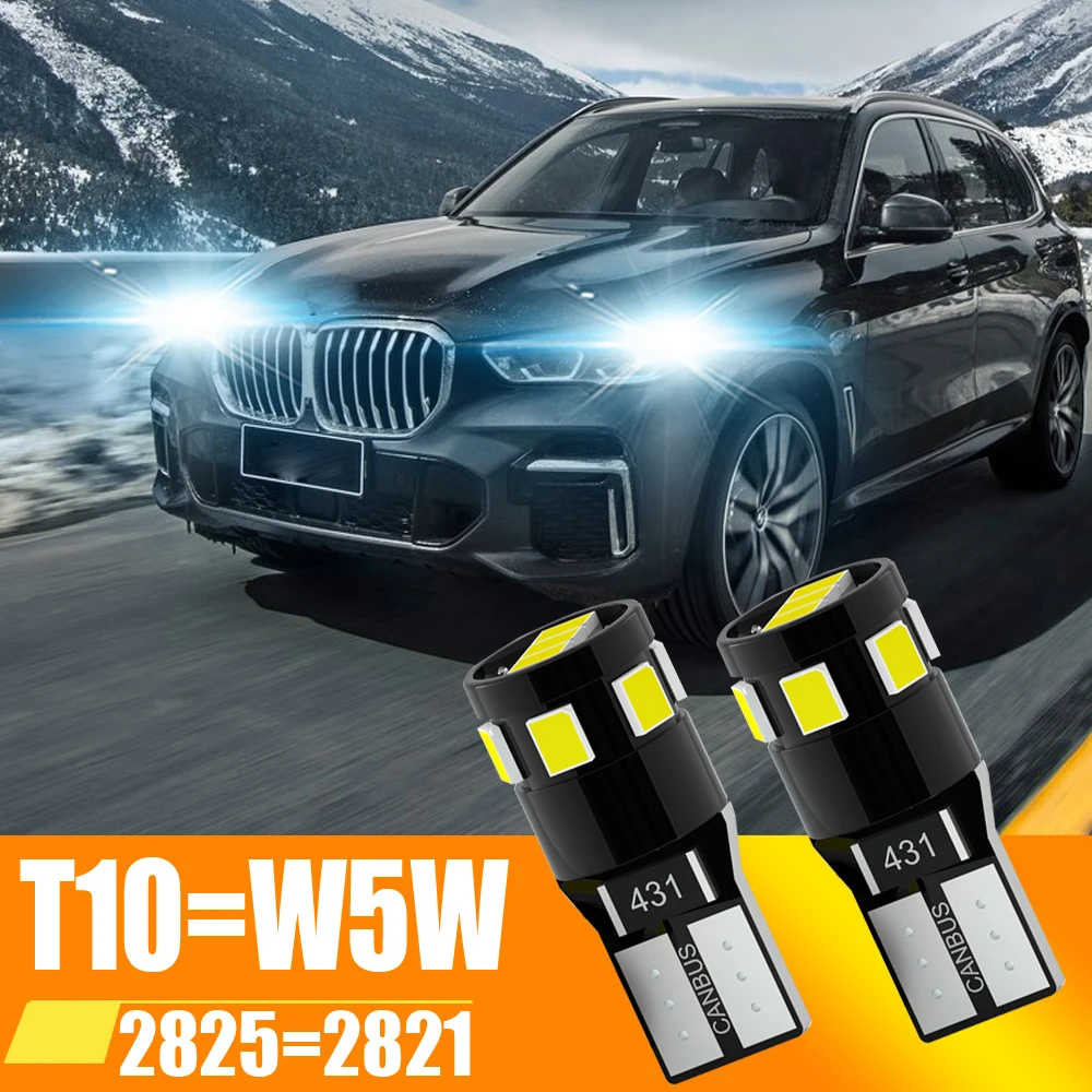 2x W5W T10 Led Canbus Interior Car Lights Vehicles Clearance Lamp Running Bulbs 12v For BMW E61 F31 X3 F25 E83 F30 X6 E71 E36 X5