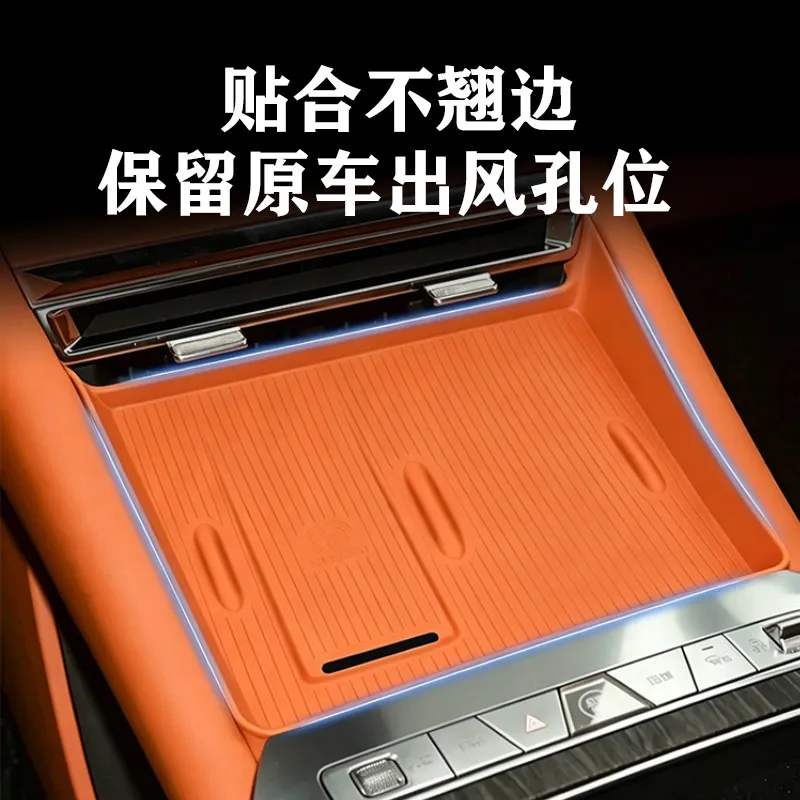 For BYD Tang EV Center Console Lower Storage Organizer Box Car Interior Modify Accessories