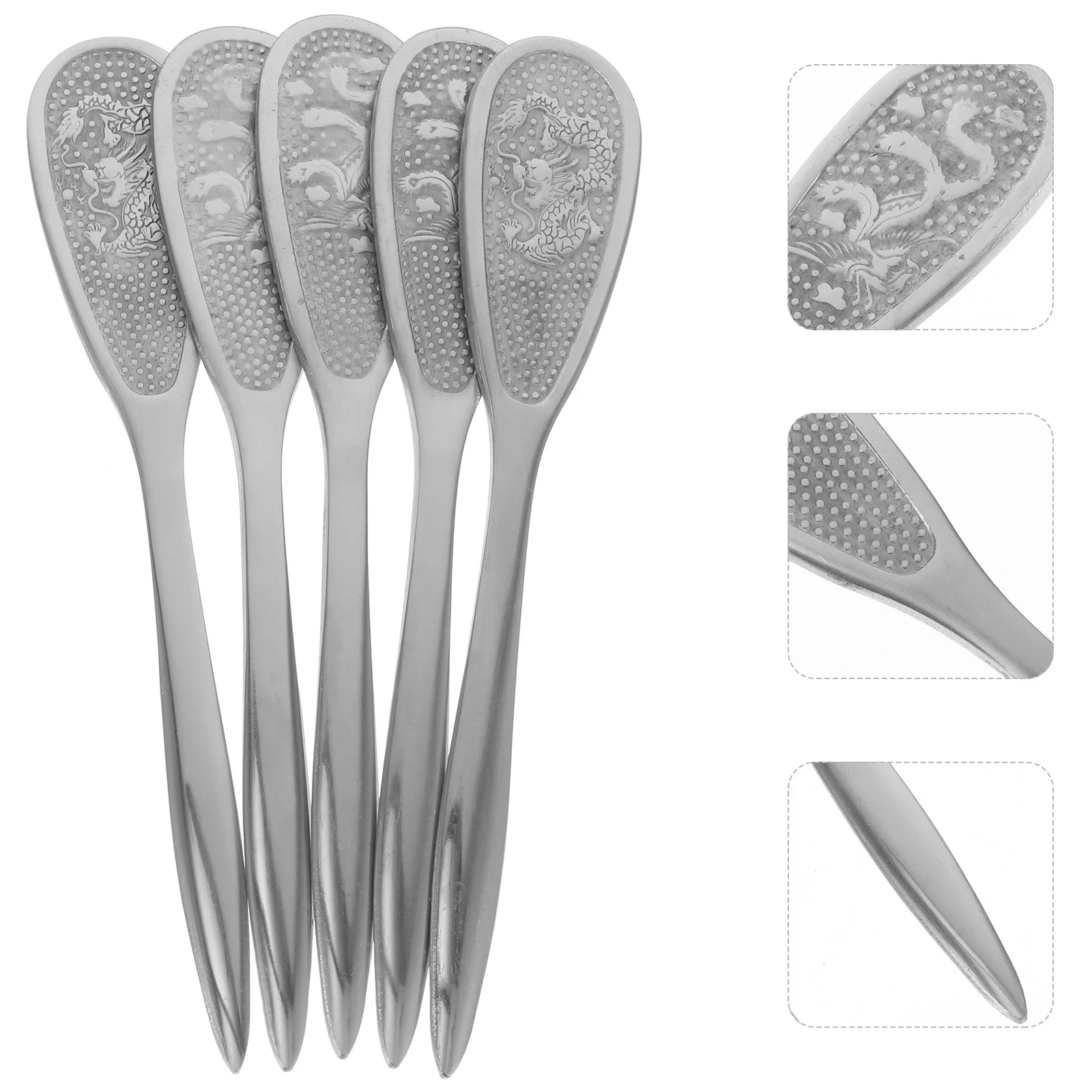 

5pcs Needle Tool Stainless Steel Carving Professional Tea Set Maintenance Home Office Kitchen Bar Pu'er Tea Needle