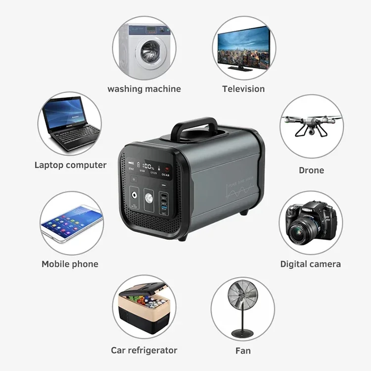 Original brand new!!YUN YI Portable Li·FePO4 Lithium battery 500wh 1000wh 2000wh energy storage system with MP·PT controller for - Image 6