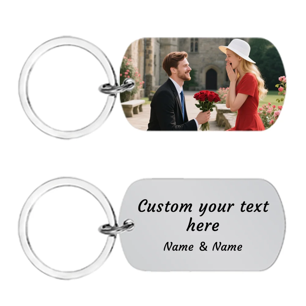 

Personalized Couple Keychain,Custom Photo Love Romantic Gift for Mom Dad,Birthday Wedding Valentine’s Day Keepsake Pendant