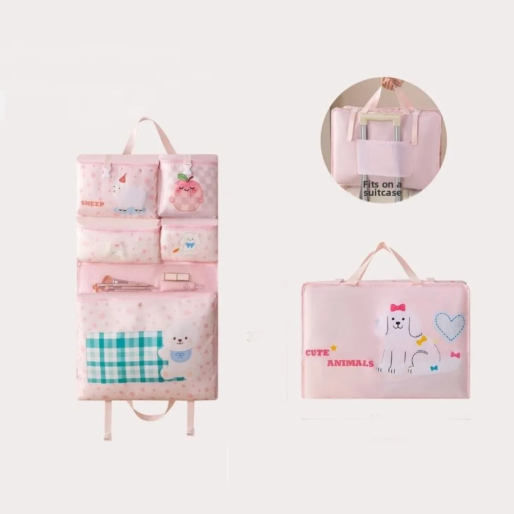 7/10 in 1 Hanging Travel Storage Bag Large Capacity Foldable Luggage Organizer Washable Moisture Proof Clothing Packing Bag