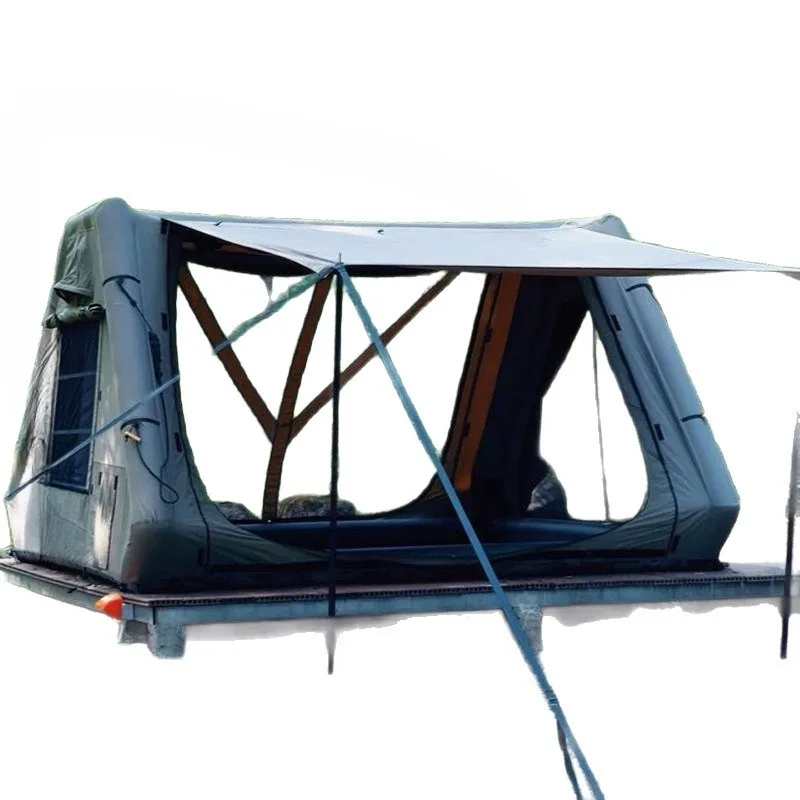 

Automatic tent 12 flat inflatable camping tent outdoor camp waterproof breathable cotton inflatable tent