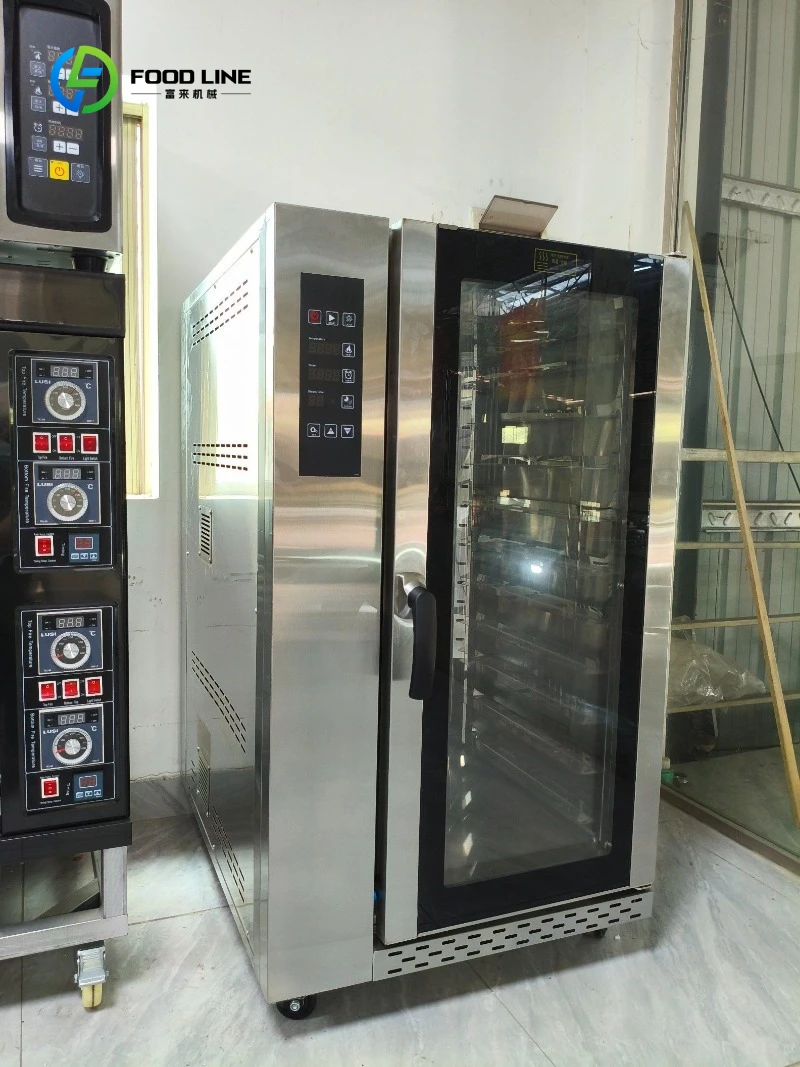 Bakery Equipment Gas Hot Air Convection Oven 10 Trays Precise Microcomputer Control High Productivity for Baking
