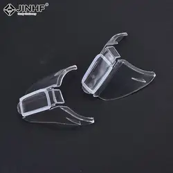 Cubiertas protectoras para gafas de seguridad, protectores laterales de poliuretano TPU, transparentes, protectores laterales con solapa, 1 par