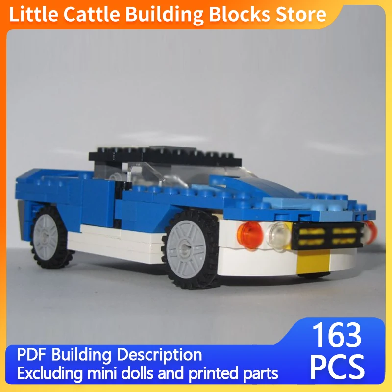 Speed Racing Car Model MOC Building Bricks Classic Racing Car Modular Technology Children Holiday Gifts Assemble Toys Suit