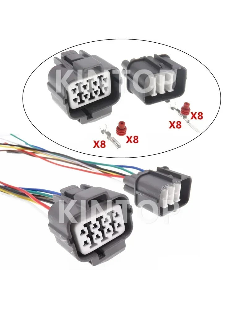 1 jeu de 8 broches 6181 – 0075, Module d'allumage automatique, prise de Transmission pour Honda 6189-0134, capteur de rapport A/F, prise de câblage